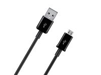 Originální kabel Samsung Micro USB | Vysokorychlostní nabíjecí kabel Rychlý nabíjecí kabel Nabíjecí kabel | 1,5 m | Černá | ECB-DU4EBE