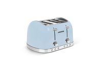Schneider Scto4Bl Vintage Blue Toaster 4 Slots