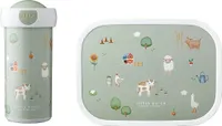 Pausenset Campus (Verschlussbecher + Brotdose) Little Dutch - Little Farm