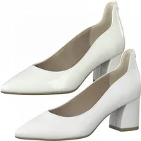 MARCO TOZZI Damen Blockabsatz Pumps Spitz 2-82400-28, Größe:39 EU, Farbe:Beige
