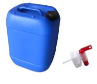 2 x 25 L Kanister blau Camping Outdoor Trinkwasserkanister lebensmittelecht NEU. 