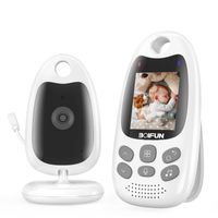 BOIFUN Babyphone mit Infrarot-Nachtsichtkamera, Babyfon mit mit Kamera und Audio, VOX-Modus