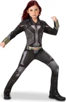 Black-Widow-Kostüm für Mädchen schwarz-grau