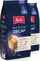 Melitta BellaCrema Decaf ganze Kaffee-Bohnen, für Kaffee-Vollautomaten, im Set