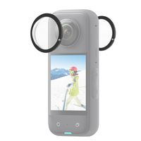 2 Stueck Panorama-Kameraobjektivschutz Objektivschutzabdeckung Objektivschutz kompatibel mit Insta360 X3 Kamera