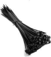 100 Stück Profi Kabelbinder 300x4,8mm Zugfestigkeit 22,2kg Schwarz