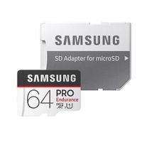 Samsung PRO Endurance 64 GB, MicroSDXC, Flash-Speicher Klasse 10, Adapter