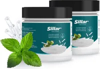 2x Sillar mentolové krystaly do sauny 100g | Aromaterapeutické krystaly | Čištění dýchacích cest | Přírodní mentolové krystaly