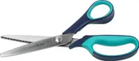 Schere zickzackschere blau-grün 23cm