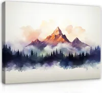 Plátno obraz príroda hory abstraktné 120x80 cm XXL moderné plátno obraz na plátne obrazy plátno obraz nástenné obývacia izba spálňa