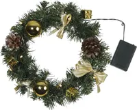Star LED-Tannenkranz Decorage, 30 cm, Metall