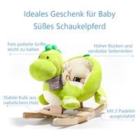 Schaukelpferd Plüsch Schaukelspielzeig Schaukeltier Geschenk Kinde Baby Geschenk 