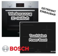 Herdset Bosch Backofen mit Induktionskochfeld Ausschaltautomatik - 60 cm