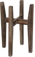 Mica Decorations Ascot Pflanzenständer - L33 x B33 x H48 cm - Holz - Hellbraun
