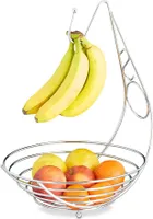 relaxdays Miska na owoce z uchwytem na banana