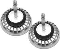 2er SET FRANKE Siebkorb Excenter (133.0005.611) - Ø 82 mm, Schaft 8 mm