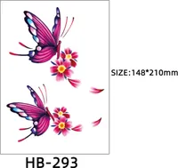 INF 6-Blatt Temporäres Tattoo-Set D