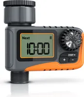 Brandson Bewässerungscomputer digital mit Display, Wasserzeitschaltuhr, Bewässerungssteuerung, Bewässerungssystem, Bewässerungsprogramm 1-480 Minuten, Bewässerung alle 1-12 h, alle 1-7 Tage