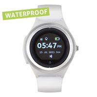 Spotter - GPS Armbanduhr SPW-W1702 - Unisex Uhr - Spritzfest - Digital - Mit Gummiband - Weiß
