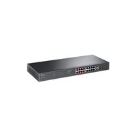 TP-LINK TL-SL1218MP - Unmanaged - Gigabit Ethernet (10/100/1000) - Power over Ethernet (PoE) - Rack-Einbau