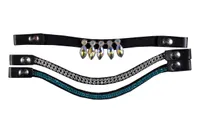 HKM Hobby Horse Stirnbänder -Hobby Horsing -3er Set blau/silber 140706571.0001