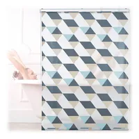 relaxdays Duschrollo Dreiecke 120,0 x 240,0 cm
