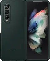 Samsung kožené pouzdro pro Samsung Galaxy Z Fold 3 5G F926 EF-VF926LGEGWW Kožené zelené