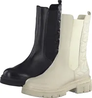 MARCO TOZZI Damen Stiefeletten Halbschaftstiefel Chelsea Boots 2-25848-37, Größe:38 EU, Farbe:Schwarz