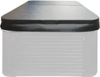 HOME DELUXE - Thermoabdeckung Beach - Maße: 210 x 155 x 10 cm I Außen Whirlpool