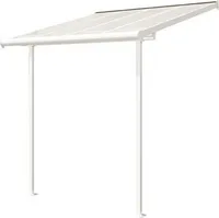 Terrassenüberdachung / Balkondach Alu Palram Sierra weiß 230x230cm