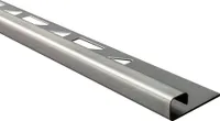 Quadrat Edelstahlschiene Profil Fliesenschiene Edelstahl V2A L250cm 8mm gebürstet