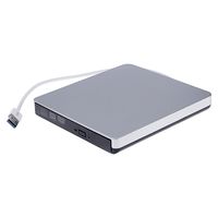 USB 3.0 Ultradünnes externes optisches Laufwerk, CD-RW, DVD-RW-Brenner, CD/DVD-Player, tragbarer DVD-Recorder für Windows/Mac OS