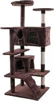 Kratzbaum Katzenbaum Katzenkratzbaum 130 cm XL Kletterbaum Spielbaum Braun