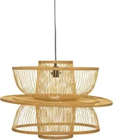 Hängeleuchte aus Bambus, Ø 60 cm