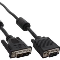 InLine® DVI-A Kabel, analog 12+5 Stecker auf 15pol HD Stecker VGA, 3m