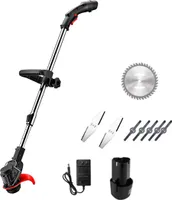 akumulatorowa podkaszarka do trawy 1280 W Nożyce do trawy 12 V z 1 akumulatorem litowo-jonowym + ładowarka