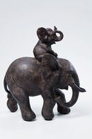 Deko Elefanten 'Dumbo', 19 cm, braun