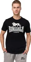 Lonsdale Logo Kurzarm-t-shirt Schwarz M Mann Schwarz M