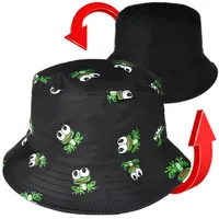 Versoli Bucket Hat Wendehut Sommerhut Fischermütze Sonnenmütze Sonnenschutz Uni - FRÖSCHE