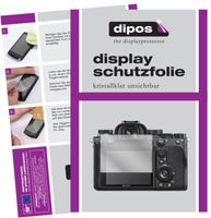 2x Schutzfolie für Sony Alpha 7 II klar Displayschutzfolie Folie Display Schutz