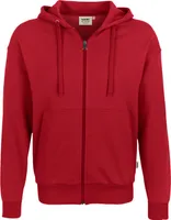 KAPUZEN-SWEATJACKE - rot - Größe M