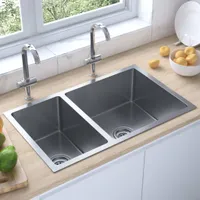 The Living Store Kuchyňský dřez z nerezové oceli