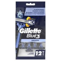 Gillette Blue 3 Einwegrasierer x12