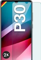 SCHUTZFOLIE FÜR HUAWEI P30 - ECHTGLAS, Stückzahl:2er Set