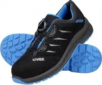 uvex 2 trend low topánky S1P blue, black šírka 11 veľkosť 43
