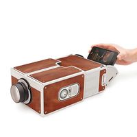 Mini-Beamer Smartphone-Projektor, Kino, tragbar, Heimgebrauch, DIY-Kartonprojektor, Familienunterhaltung, projektives Geraet
