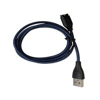 INF USB tkaný nabíjecí kabel pro Garmin Fenix 5/6/7/6X Pro Solar/6S Pro/5X Plus