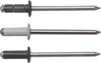Mehrbereichsniete FRK 4.0x 9.5 Aluminium mit Edelstahldorn RAL7016 anthrazit
