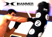 HAMMER Box-Set Sparring, Boxsack 80 cm, Boxhandschuhe, Drehwirbel