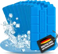 10 Stück NEMT 400 ml Kühlakkus Kühlelemente für Kühltasche oder Kühlbox bis 20 h Kühlpack Kühlakku